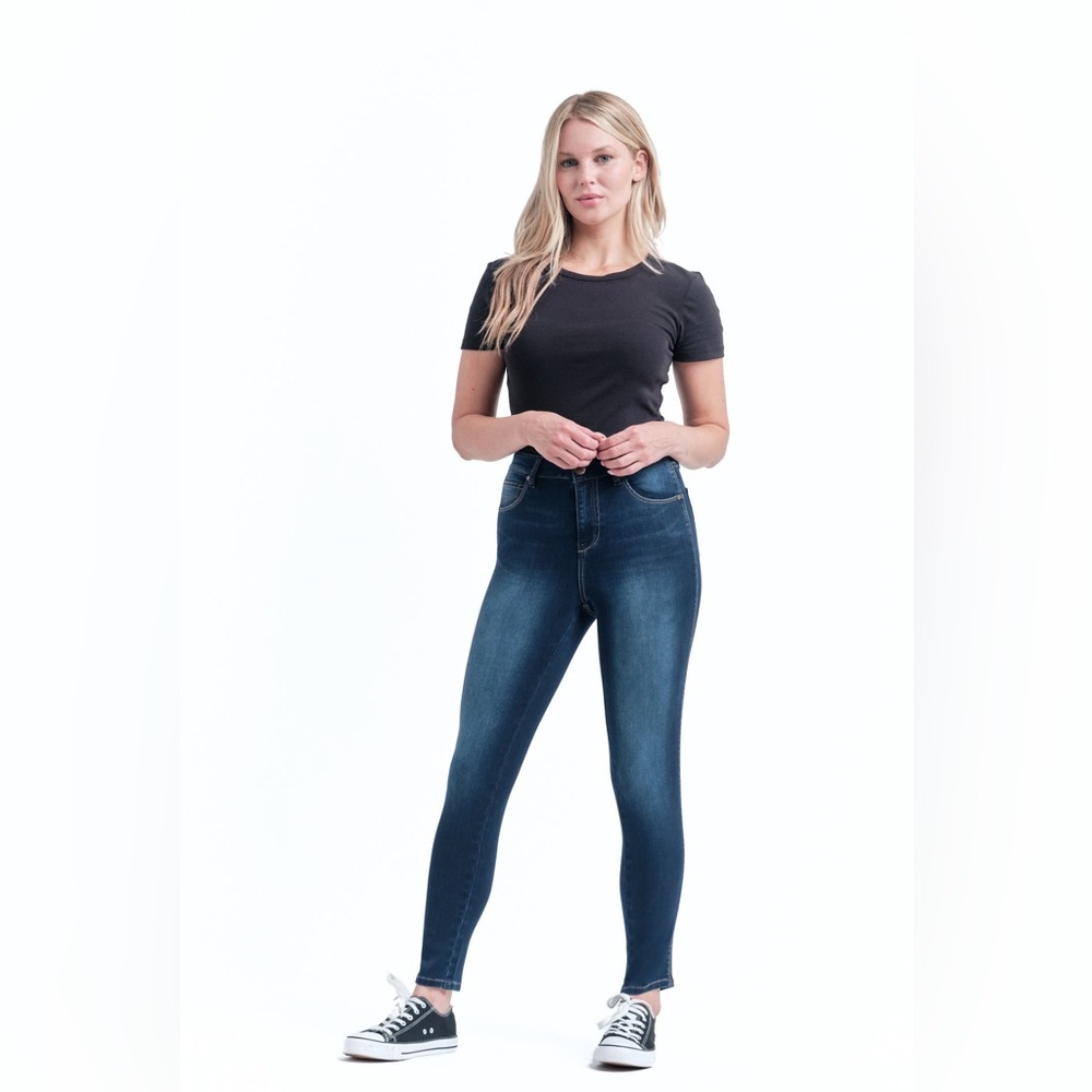 1822 Denim Women's Dark Indigo High-Rise Skinny Jeans